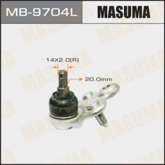 Опора шаровая (MB-9704L) Masuma MB9704L (фото 1)