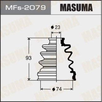 Пыльник ШРУСа (MFs-2079) Masuma MFS2079 (фото 1)
