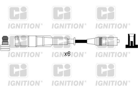 Комплект проводiв запалювання QH Quinton Hazell XC528 (фото 1)