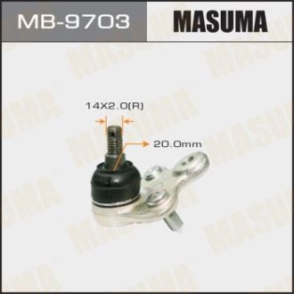 Опора шаровая (MB-9703) Masuma MB9703 (фото 1)