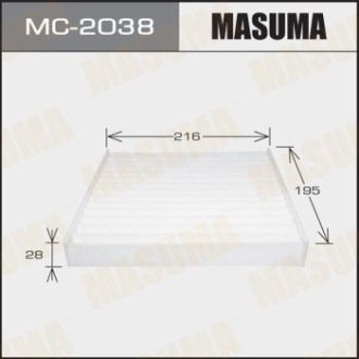 Фильтр салона (MC-2038) Masuma MC2038 (фото 1)