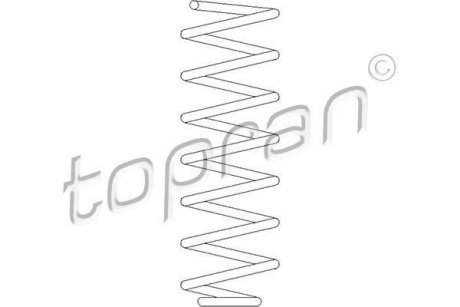 Пружина ходової частини Topran 102825 (фото 1)