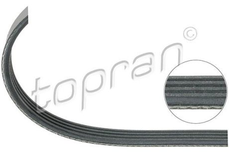 Ремiнь клиновий 4PK#805 Topran 407917 (фото 1)