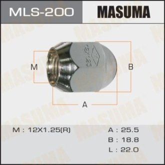 Гайка колеса (MLS-200) Masuma MLS200 (фото 1)