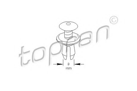 Пружинний зажим Topran 108803 (фото 1)