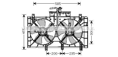 Вентилятор AVA AVA Cooling Systems MZ7537