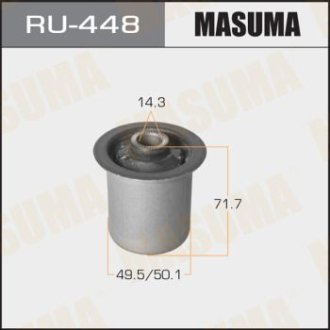 Сайлентблок заднего рычага наружный Toyota Hiace (00-11) (RU-448) Masuma RU448