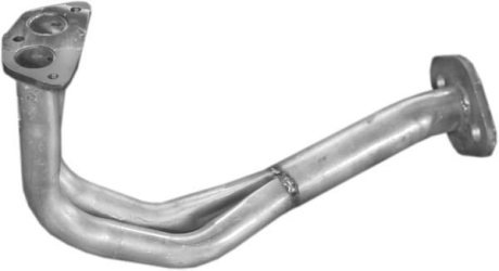 Труба приемная глушителя Mazda 626 1,8-8V, 1,8-12V 87-91, алюминизированная Polmostrow 12.174