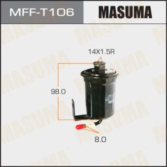 Фильтр топливный (MFF-T106) Masuma MFFT106 (фото 1)