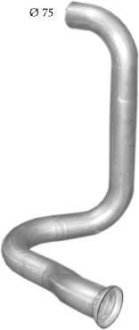 Труба приемная глушителя Mercedes 615, алюминизированная Polmostrow 69.47