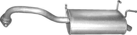 Глушитель основной Nissan Primera 1.8i-16V 05, 02-07, алюминизированный Polmostrow 15.39 (фото 1)