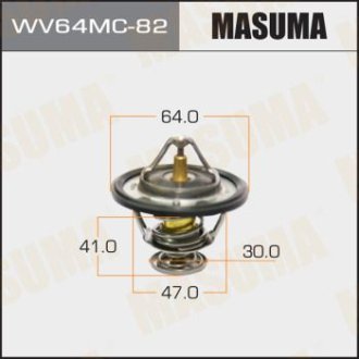 Термостат WV64MC-82 HYUNDAI TUCSON Masuma WV64MC82 (фото 1)